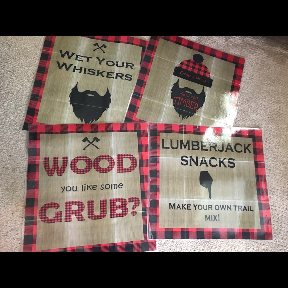 Lumberjack Birthday Party Decorations